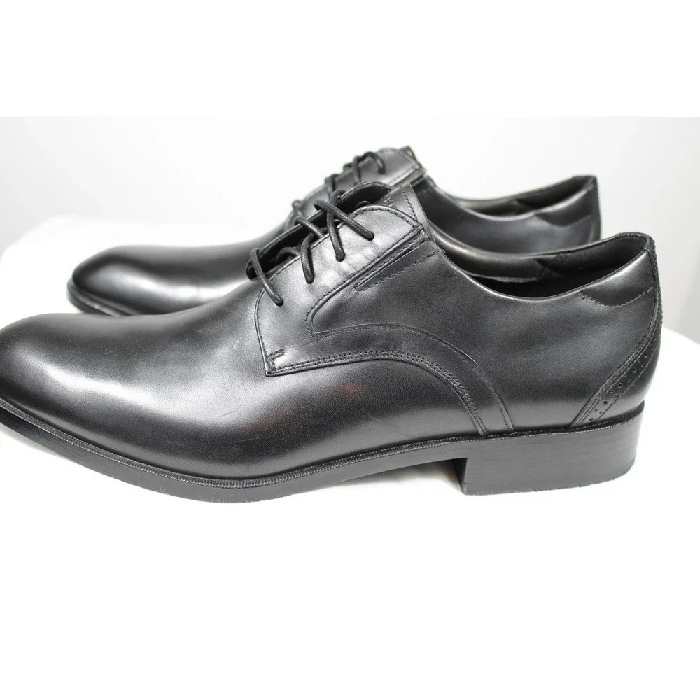 Rockport Men's Totalmotion Oxford Dress Shoes Size 13 W Black Leather